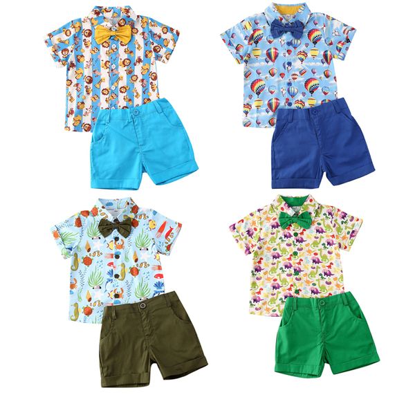 1-6y summer gentleman infant baby boys clothes sets cartoon animal print bow shirts +shorts 2pcs, White
1-6y summer gentleman infant baby boys clothes sets cartoon animal print bow shirts +shorts 2pcs, White
