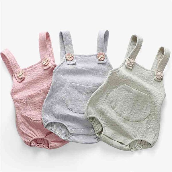 baby clothes girl boy cotton&linen romper solid color suspender overalls infant jumpsuit 3m-24m 210816, Blue
baby clothes girl boy cotton&linen romper solid color suspender overalls infant jumpsuit 3m-24m 210816, Blue