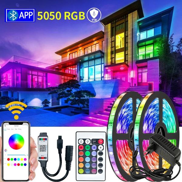 strips led lights strip waterproof 12v rgb bluetooth-compatible bedroom decoration for wall ribbon outdoor lighting 5m/10m/15m
strips led lights strip waterproof 12v rgb bluetooth-compatible bedroom decoration for wall ribbon outdoor lighting 5m/10m/15m