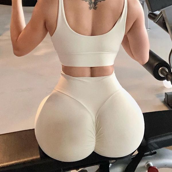 women scrunch buyoga pant naked-feel fabric sport gym leggings femme high waist fitness workout pants elastic push up tights, White;red
women scrunch buyoga pant naked-feel fabric sport gym leggings femme high waist fitness workout pants elastic push up tights, White;red