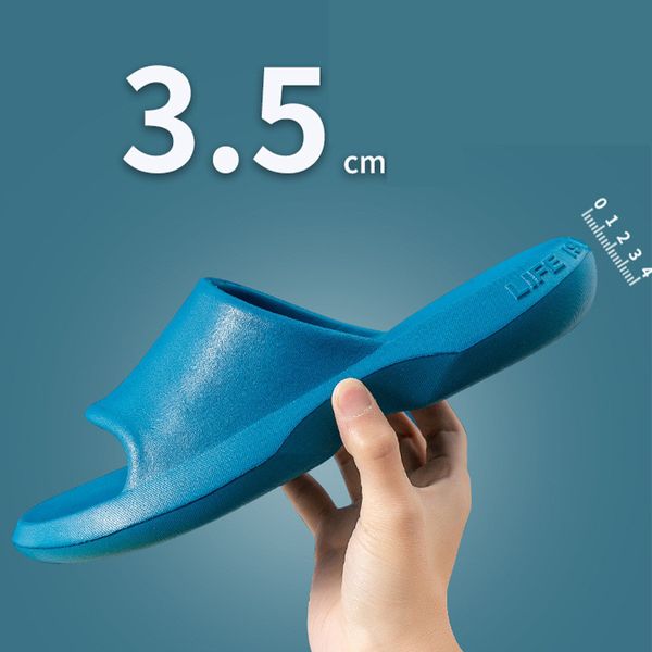 men women slippers summer flip flop shoes couple bathroom fashion non-slip flat thick sole solid indoor casual house slides, Black
men women slippers summer flip flop shoes couple bathroom fashion non-slip flat thick sole solid indoor casual house slides, Black