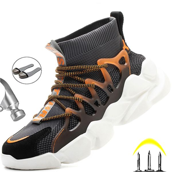 2022 new work shoes sneaker steel toe safety shoes men puncture-proof work sneakers male indestructible footwear work boots men, Black
2022 new work shoes sneaker steel toe safety shoes men puncture-proof work sneakers male indestructible footwear work boots men, Black