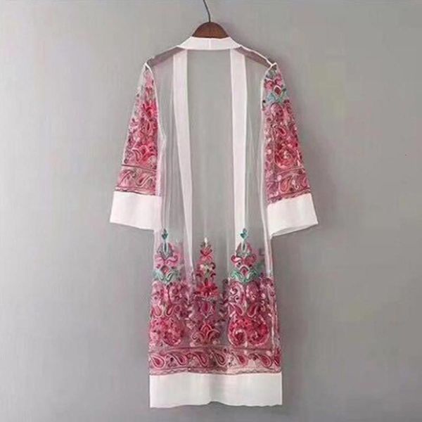 2021 new women floral embroidered jacket summer net cardigan casual long sleeved thin coats ladies vintage beach outerwear 4y7g, Black;brown
2021 new women floral embroidered jacket summer net cardigan casual long sleeved thin coats ladies vintage beach outerwear 4y7g, Black;brown