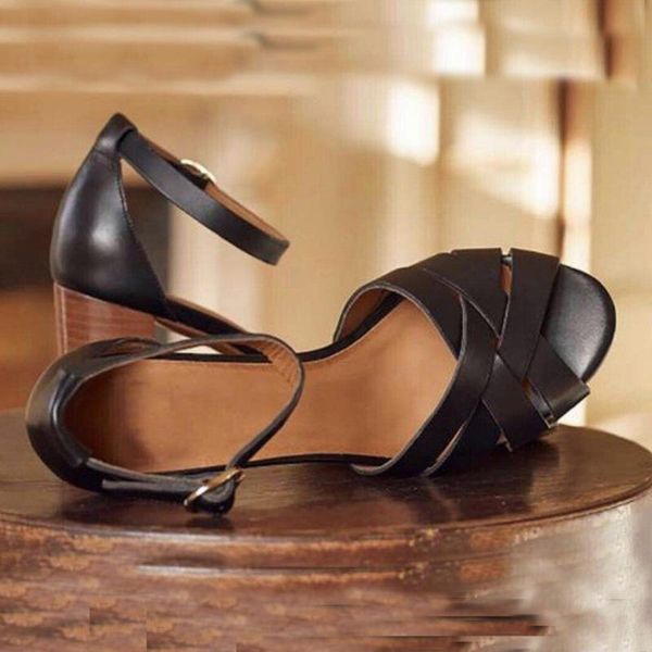 dress shoes sagace 2021 retro sandals banquet heel high heels peep toe pumps women plus size single tenis feminino, Black
dress shoes sagace 2021 retro sandals banquet heel high heels peep toe pumps women plus size single tenis feminino, Black