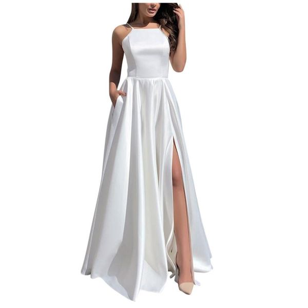 casual dresses elegant women's summer high split dress backless robe club long ladies slim party spaghetti strap maxi femme, Black;gray
casual dresses elegant women's summer high split dress backless robe club long ladies slim party spaghetti strap maxi femme, Black;gray