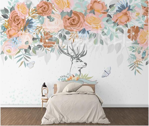 wallpapers wdbh custom po mural 3d wallpaper european-style hand-painted garden flowers decor wall for living room
wallpapers wdbh custom po mural 3d wallpaper european-style hand-painted garden flowers decor wall for living room