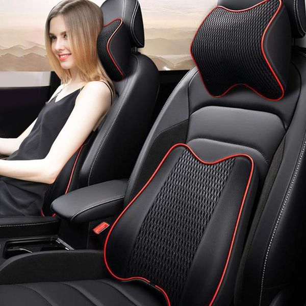 seat cushions car neck headrest waist cushion memory cotton auto head pillow lumbar support breathable pu leather backrest
seat cushions car neck headrest waist cushion memory cotton auto head pillow lumbar support breathable pu leather backrest