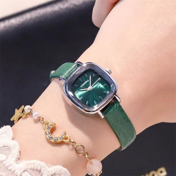 wristwatches retro women fashion watches small green ladies ulzzang brand casual woman leather quartz clock drop, Slivery;brown
wristwatches retro women fashion watches small green ladies ulzzang brand casual woman leather quartz clock drop, Slivery;brown