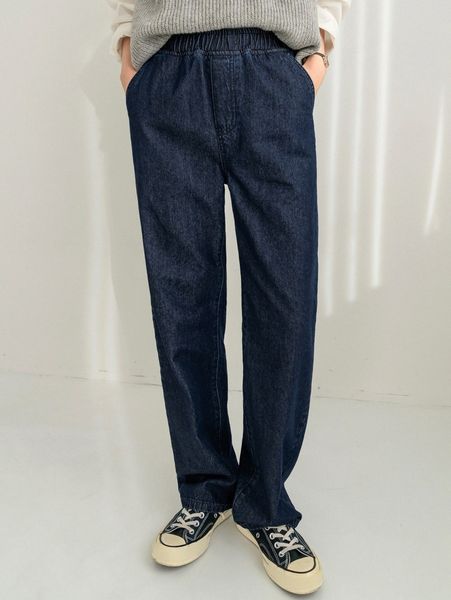 dazy-less slant pocket straight leg jeans n0zt#, Blue 
dazy-less slant pocket straight leg jeans n0zt#, Blue