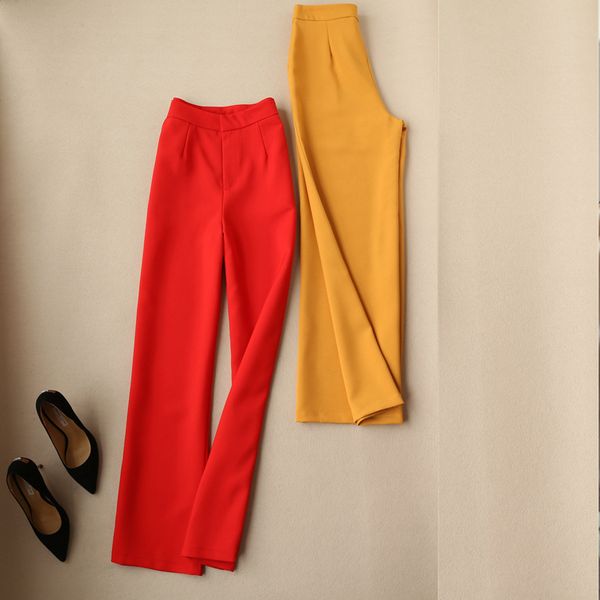 big size of women spring new waist legs fashion wild temperament straight pants autumn ladies'tide d480, Black;white
big size of women spring new waist legs fashion wild temperament straight pants autumn ladies'tide d480, Black;white