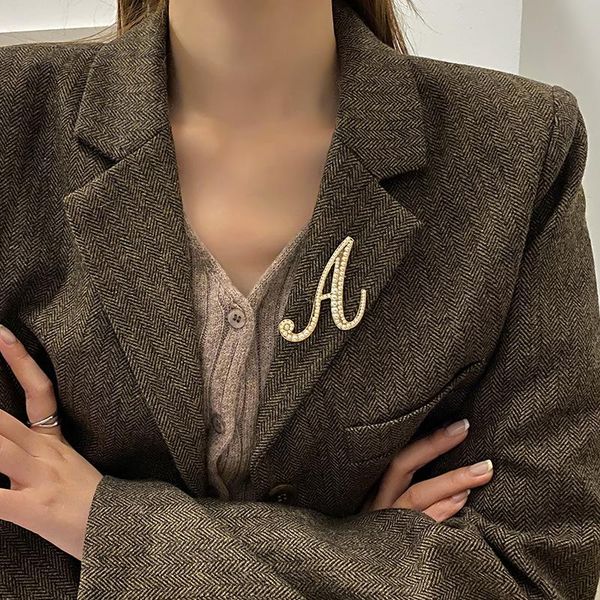 pins, brooches 2021 pearl paved big letter for women elegant fashion temperament brooch pins jewelry christmas gifts, Gray
pins, brooches 2021 pearl paved big letter for women elegant fashion temperament brooch pins jewelry christmas gifts, Gray