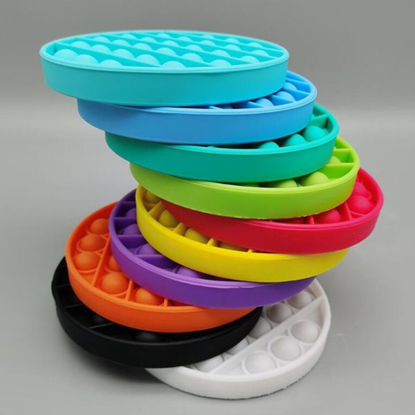 round cicle silicone push pop bubble sensory toy pop it fidget toys stress relief antistress squishy squeezy toys dhl ly10184
round cicle silicone push pop bubble sensory toy pop it fidget toys stress relief antistress squishy squeezy toys dhl ly10184