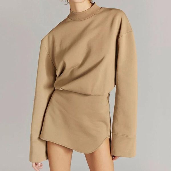 casual dresses 2021 early autumn women's bag hip short skirt waist french temperament long-sleeved design niche dress knit, Black;gray
casual dresses 2021 early autumn women's bag hip short skirt waist french temperament long-sleeved design niche dress knit, Black;gray