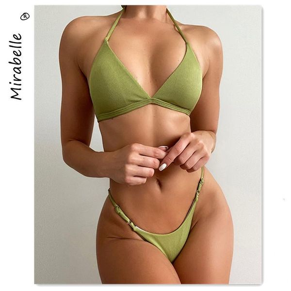 women's swimwear micro bikini women 2021 push up swimsuit ribbed bathing suits bandage halter bather mini thong biquini, White;black
women's swimwear micro bikini women 2021 push up swimsuit ribbed bathing suits bandage halter bather mini thong biquini, White;black