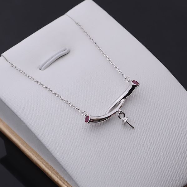 diy accessories s925 silver fashion pendant 7-15 necklace korean version chain pearl empty support semi-finished product 311
diy accessories s925 silver fashion pendant 7-15 necklace korean version chain pearl empty support semi-finished product 311