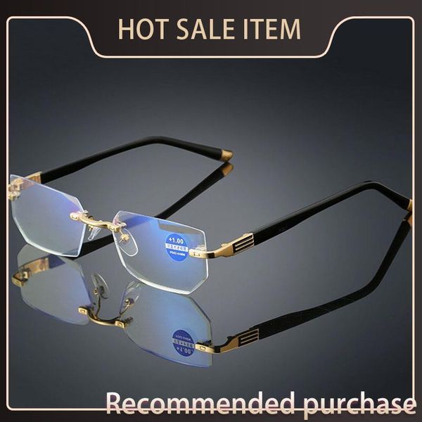 anti-blue light frame presbyopic eyeglasses of +1.0 glasses +4.0 strength lens ~ clear glass reading glasses rimless spectacles lgho, White;black
anti-blue light frame presbyopic eyeglasses of +1.0 glasses +4.0 strength lens ~ clear glass reading glasses rimless spectacles lgho, White;black