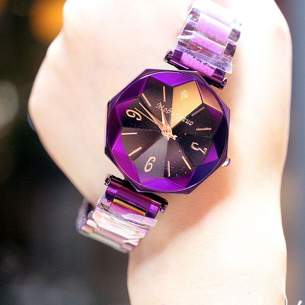 watch fashionable ladies star face octagonal quartz waterproof steel band student, Slivery;brown
watch fashionable ladies star face octagonal quartz waterproof steel band student, Slivery;brown