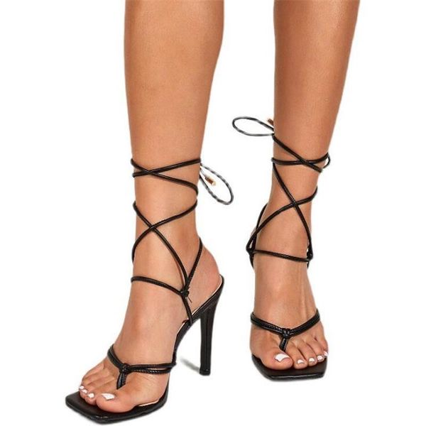 sandals 2021 fashion design square head woman shoes ladies ankle lace-up high heel sandalias plus size 35-42, Black
sandals 2021 fashion design square head woman shoes ladies ankle lace-up high heel sandalias plus size 35-42, Black