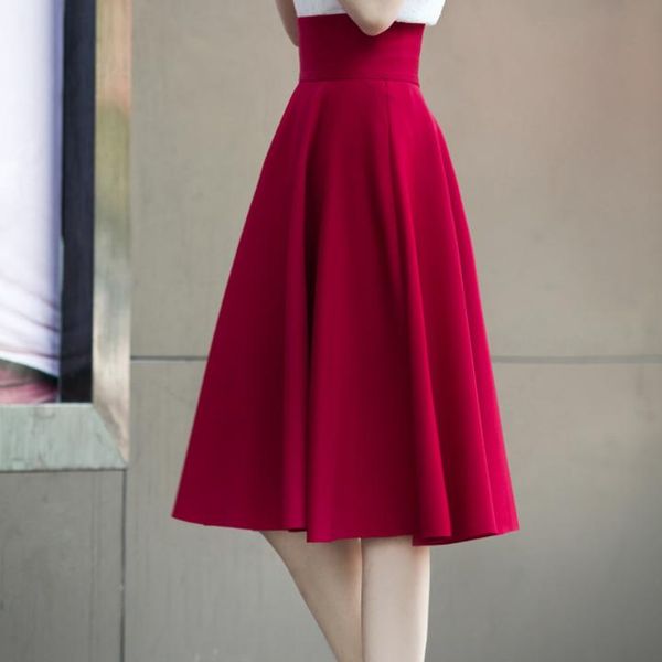skirts xl plus size skirt high waisted womens white knee length bottoms pleated saia midi black red blue 2021 aq679
skirts xl plus size skirt high waisted womens white knee length bottoms pleated saia midi black red blue 2021 aq679