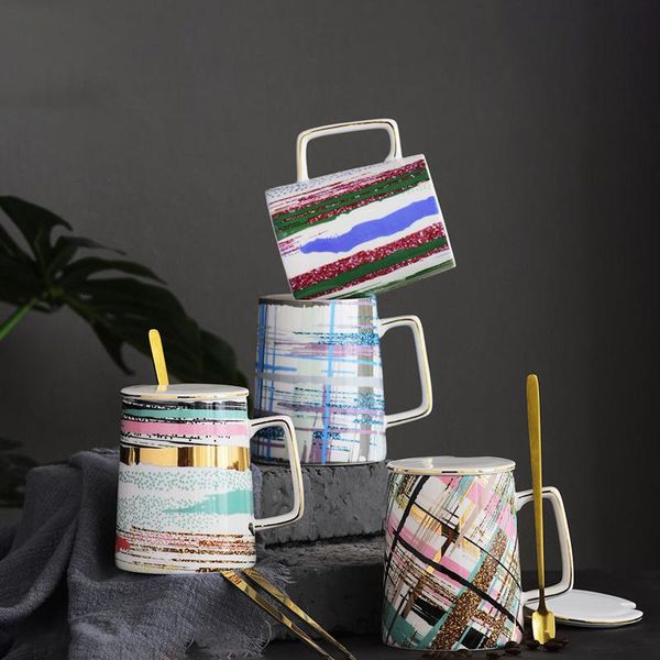 mugs european-style ceramic coffee mug cup gift box spoon with lid personality water couple creative
mugs european-style ceramic coffee mug cup gift box spoon with lid personality water couple creative