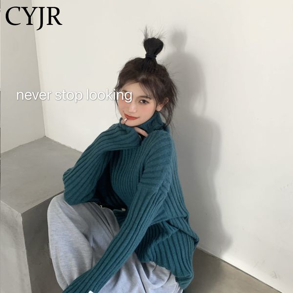 cyjr wool turtleneck 2021 warm autumn soft femme jumper female cashmere sweater bke3, White;black
cyjr wool turtleneck 2021 warm autumn soft femme jumper female cashmere sweater bke3, White;black