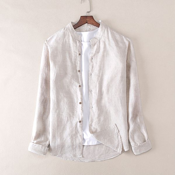 2021 new arrival long sleeve linen shirts men solid white brand mens fashion leisure shirt male puls size chemise drop-ship mnai
2021 new arrival long sleeve linen shirts men solid white brand mens fashion leisure shirt male puls size chemise drop-ship mnai