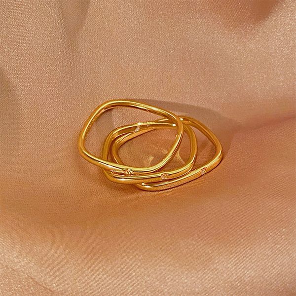 small square index finger lbian light luxury niche dign couple vegetarian ring, Silver
small square index finger lbian light luxury niche dign couple vegetarian ring, Silver