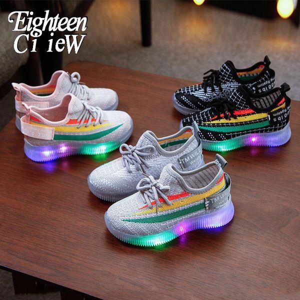 size21-30 new children's led luminous breathable sneakers boys and girls running shoes fashion non-slip glowing kids shoes, Black
size21-30 new children's led luminous breathable sneakers boys and girls running shoes fashion non-slip glowing kids shoes, Black