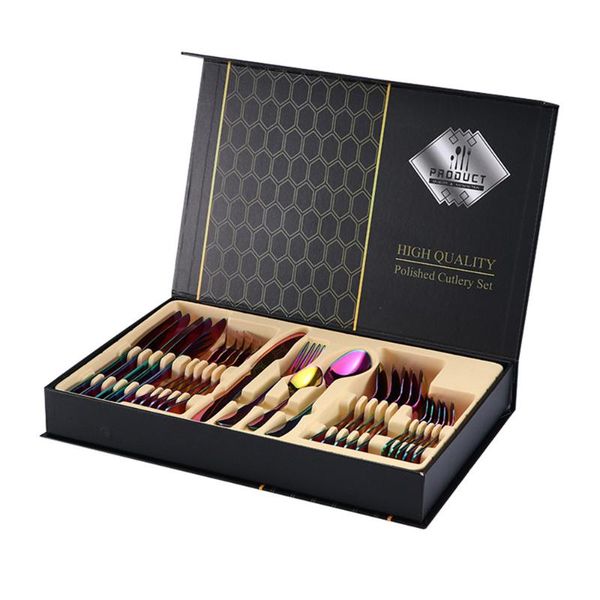 dinnerware sets 24pcs set of stainless steel tableware gift box packaging creative modern design cutlery kitchenware decor
dinnerware sets 24pcs set of stainless steel tableware gift box packaging creative modern design cutlery kitchenware decor
