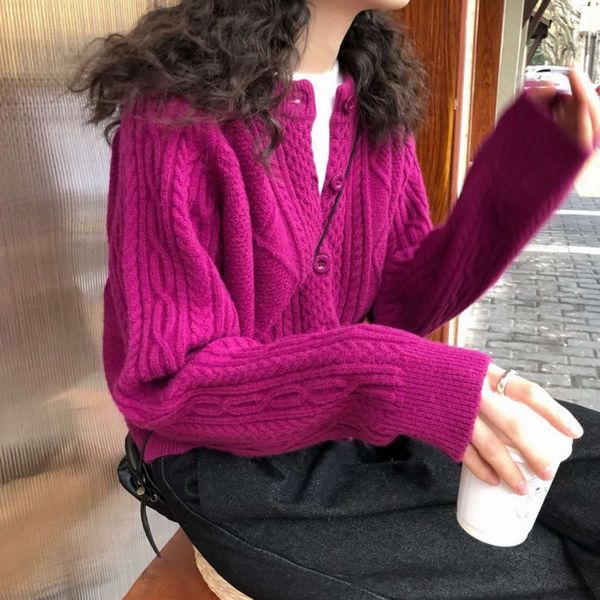 2021autumn winter new lazy korean literature and art knitting sweater cardigan loose outerwear women's foreign style round neck, White;black
2021autumn winter new lazy korean literature and art knitting sweater cardigan loose outerwear women's foreign style round neck, White;black
