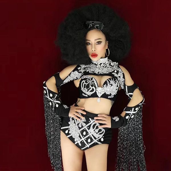 sparkling crystal tassel stage outfit women dj clothing pole dance singer evening show wear party prom black suit vdb2973, Black;red
sparkling crystal tassel stage outfit women dj clothing pole dance singer evening show wear party prom black suit vdb2973, Black;red