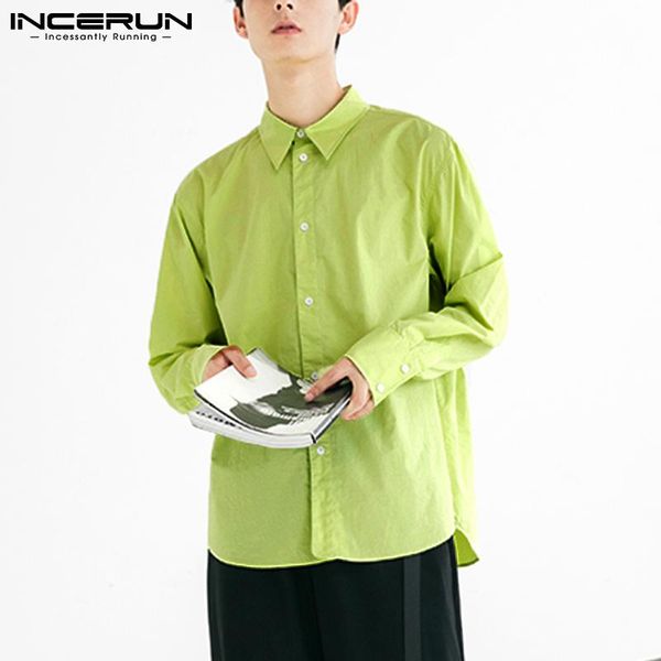 men's casual shirts men leisure solid color incerun spring long sleeve turn down collar camisa vintage button chemise man s-5xl, White;black
men's casual shirts men leisure solid color incerun spring long sleeve turn down collar camisa vintage button chemise man s-5xl, White;black