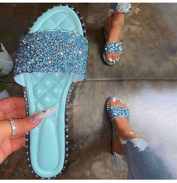 slippers women crystal ladies bling flats female fashion outdoor beach shoes footwear summer slides plus size 35-43, Black
slippers women crystal ladies bling flats female fashion outdoor beach shoes footwear summer slides plus size 35-43, Black