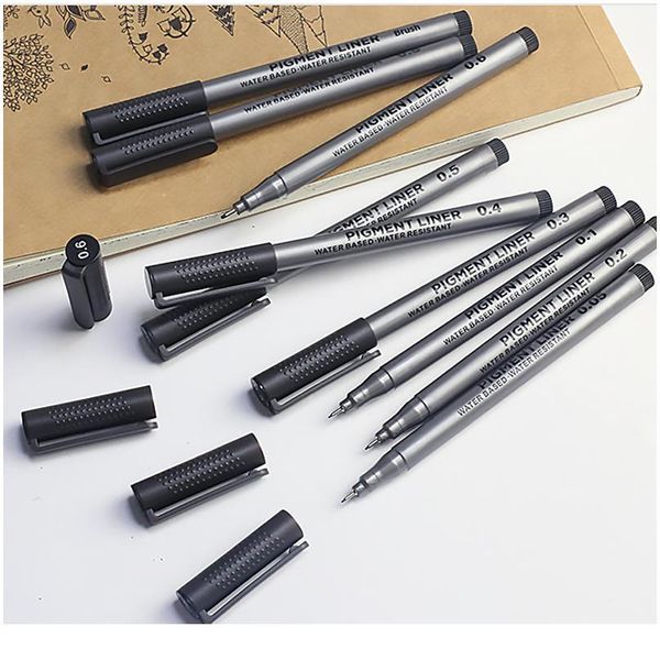 9pcs/set pigment liner micron ink marker pen for drawing sketch manga micron liner calligraphy brush hook line pens art jllboq
9pcs/set pigment liner micron ink marker pen for drawing sketch manga micron liner calligraphy brush hook line pens art jllboq