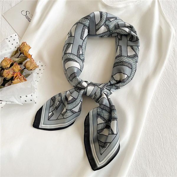 scarves silk scarf women fashion letter color matching shawl wrap kerchief 70cm square female neck scarfs bandana, Blue;gray
scarves silk scarf women fashion letter color matching shawl wrap kerchief 70cm square female neck scarfs bandana, Blue;gray