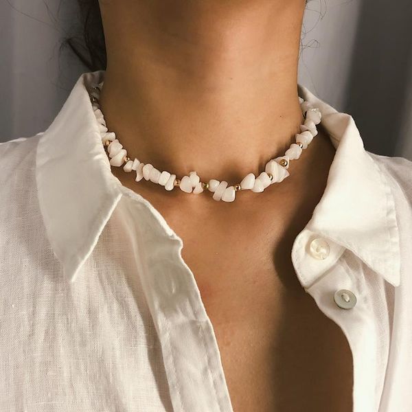 chains bohemia transparent bead irregular natural stones choker necklace for women fashion handmade trendy chain jewelry 2021, Silver
chains bohemia transparent bead irregular natural stones choker necklace for women fashion handmade trendy chain jewelry 2021, Silver