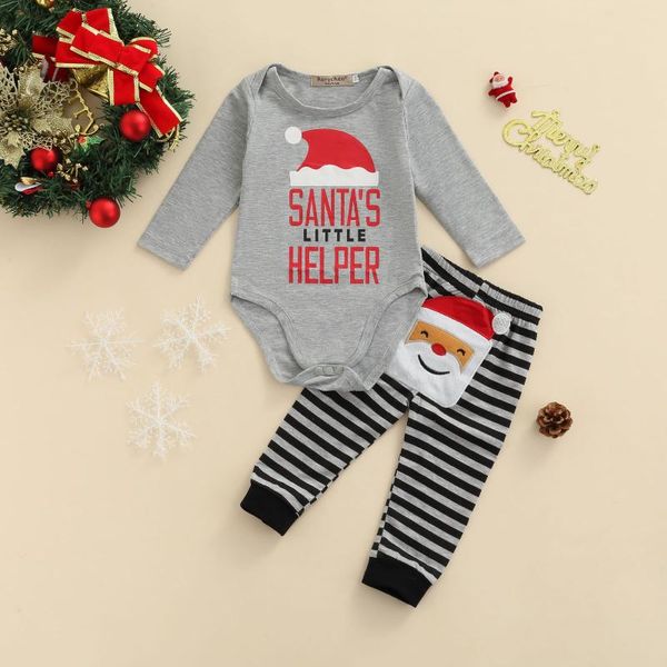 clothing sets 2pcs baby's letter long sleeve romper cartoon printed striped pants toddler girls boys spring fall christmas 0-18m, White
clothing sets 2pcs baby's letter long sleeve romper cartoon printed striped pants toddler girls boys spring fall christmas 0-18m, White