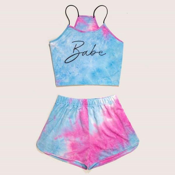 sleepwear woman erotic lingerie pajamas tie-dye pijama mujer lounge wear summer home clothes 2020 nightgown, Black;red
sleepwear woman erotic lingerie pajamas tie-dye pijama mujer lounge wear summer home clothes 2020 nightgown, Black;red