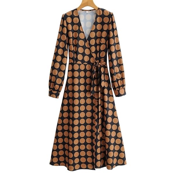 summer women dress deep v-neck polka dot female long sleeve casual pleated dresses a-line size l 210524, Black;gray
summer women dress deep v-neck polka dot female long sleeve casual pleated dresses a-line size l 210524, Black;gray