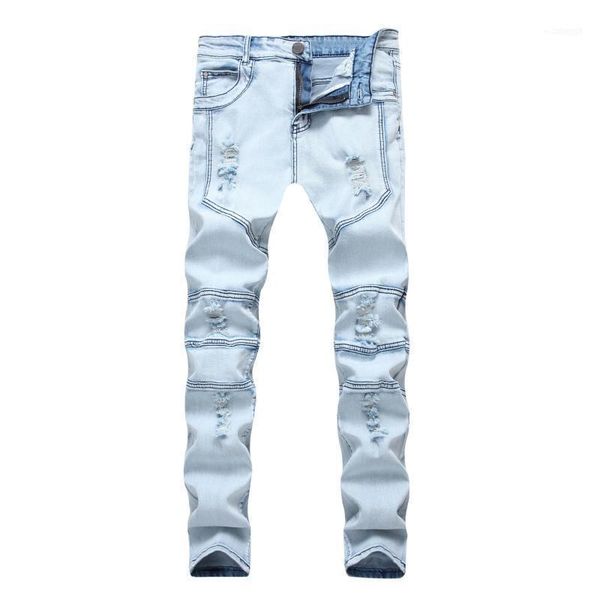 men's jeans article 2021 spring hole light blue elastic youth cultivate one's morality cowboy pants1
men's jeans article 2021 spring hole light blue elastic youth cultivate one's morality cowboy pants1