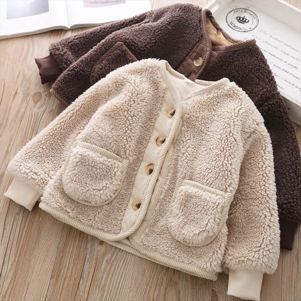 fall winter korean boys clothes for girls cardigan granular velvet loose lamb warm childrens jacket coat, Blue;gray
fall winter korean boys clothes for girls cardigan granular velvet loose lamb warm childrens jacket coat, Blue;gray