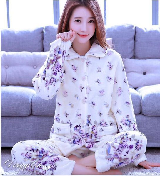 women sleepwear pyjama suit thick warm cute sleepingwear girls coral fleece pajamas for women flannel homewear d-2100, Black;red
women sleepwear pyjama suit thick warm cute sleepingwear girls coral fleece pajamas for women flannel homewear d-2100, Black;red