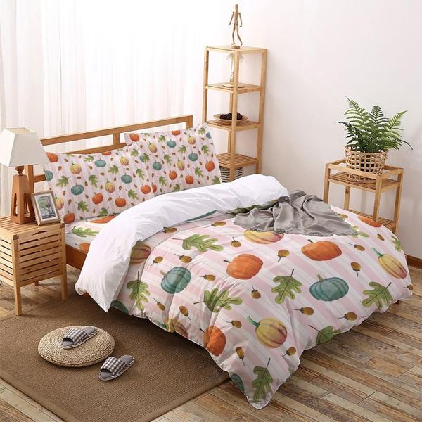bedding sets autumn pumpkin leaves stripes duvet cover set home textile bedclothes comforter luxury bedroom sheet
bedding sets autumn pumpkin leaves stripes duvet cover set home textile bedclothes comforter luxury bedroom sheet