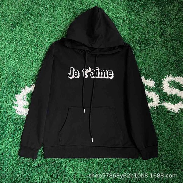 brand hoodie chaopai series 21 early autumn new flocking letter printed pullover loose, Black
brand hoodie chaopai series 21 early autumn new flocking letter printed pullover loose, Black