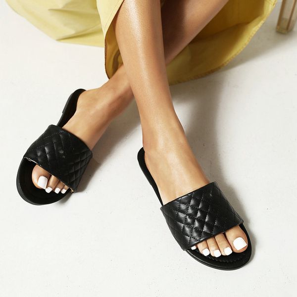 designer leather bath flat slippers women sandals summer outdoor beach slides for ladies us 8.5 us9 40 41 42, Black
designer leather bath flat slippers women sandals summer outdoor beach slides for ladies us 8.5 us9 40 41 42, Black