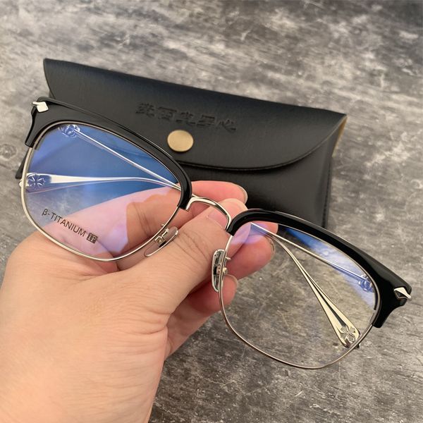 joker xue star and male half frame pure titanium can be matched with nearsighted glasses., White;black
joker xue star and male half frame pure titanium can be matched with nearsighted glasses., White;black