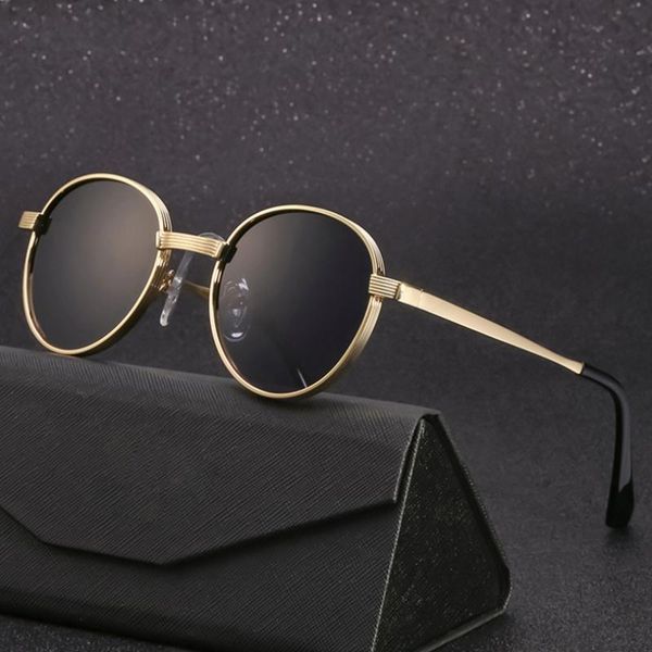 sunglasses metal vintage mirror men designer round brand classic women drive sun glasses uv400 shades luxury frame high quality, White;black
sunglasses metal vintage mirror men designer round brand classic women drive sun glasses uv400 shades luxury frame high quality, White;black