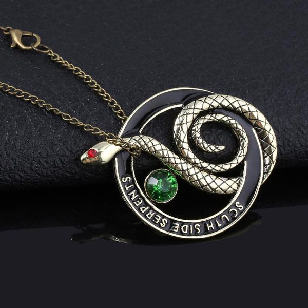 pendant necklaces tv show riverdale snake necklace letter south side serpents vintage punk for women men jewelry, Silver
pendant necklaces tv show riverdale snake necklace letter south side serpents vintage punk for women men jewelry, Silver