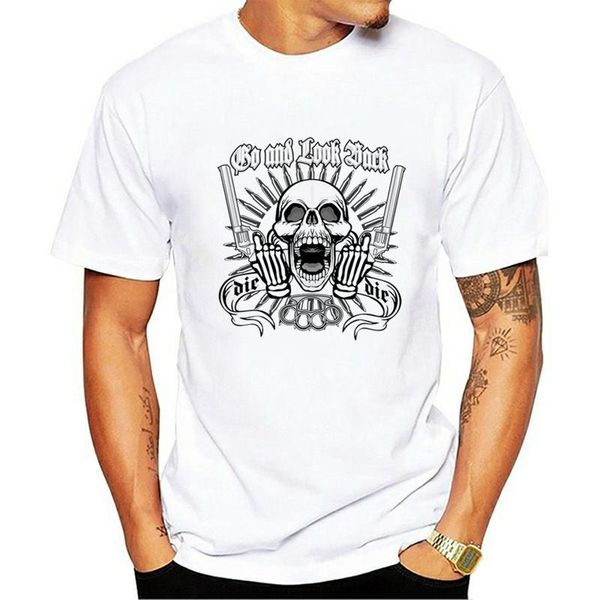 men's t-shirts a two-gun skull t shirt cool casual is the fashion for both men and women, White;black
men's t-shirts a two-gun skull t shirt cool casual is the fashion for both men and women, White;black