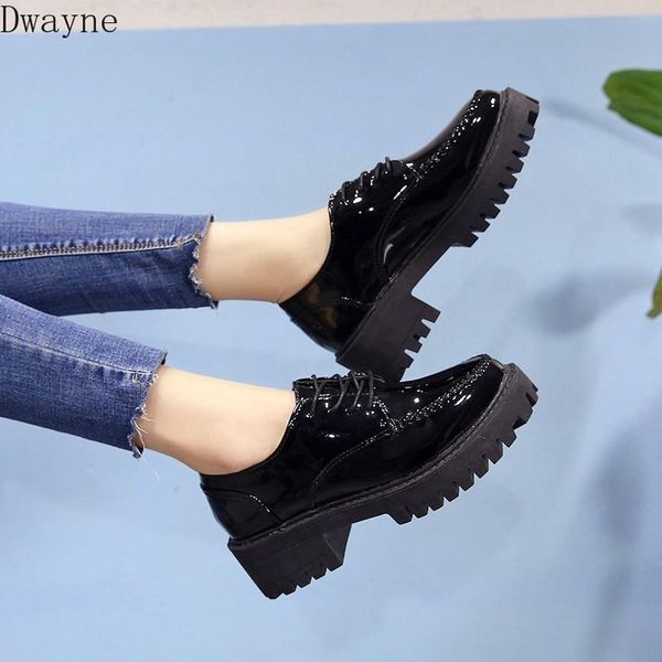 dress shoes retro british style small leather 2021 korean version of the wild lace women's, Black
dress shoes retro british style small leather 2021 korean version of the wild lace women's, Black